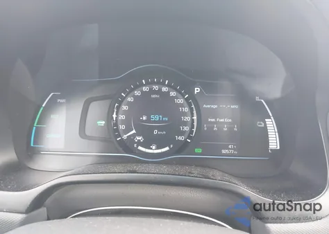 2019 Hyundai Ioniq Hybrid Limited z USA, uszkodzony, nr VIN KMHC85LCXKU124292